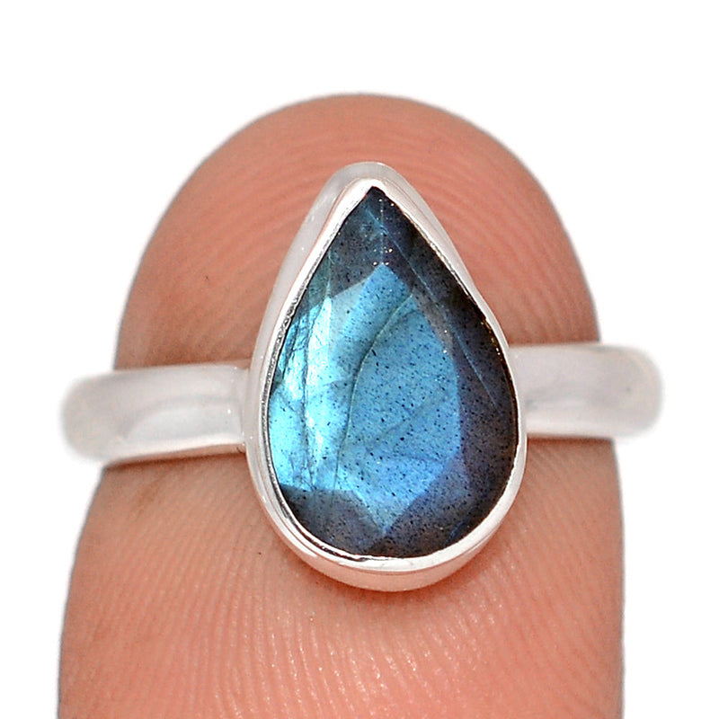 Labradorite Faceted Ring - LBFR1195