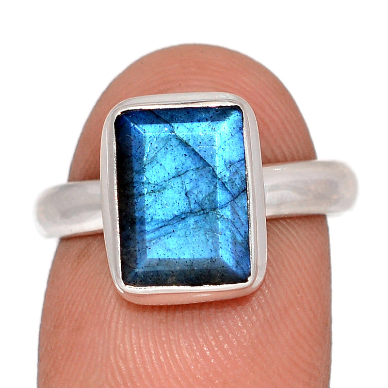 Labradorite Faceted Ring - LBFR1198