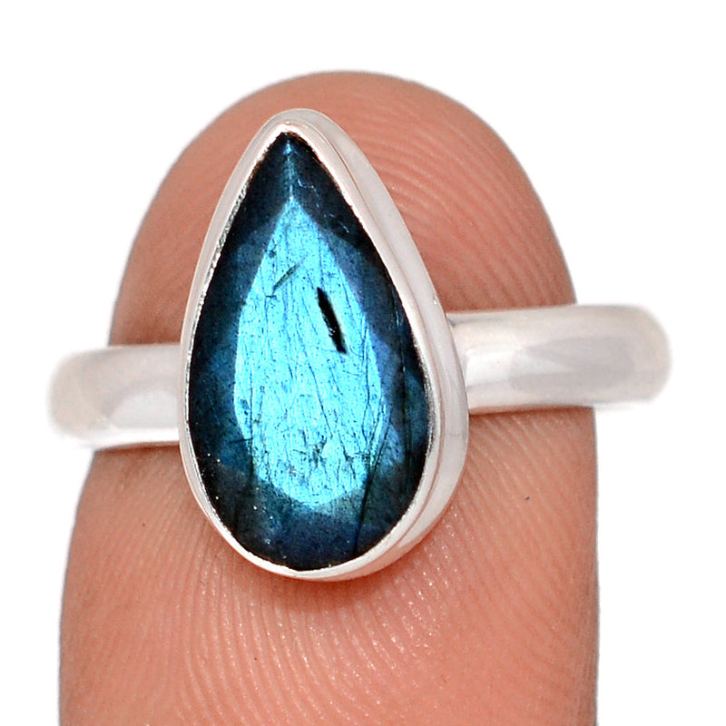Labradorite Faceted Ring - LBFR1206