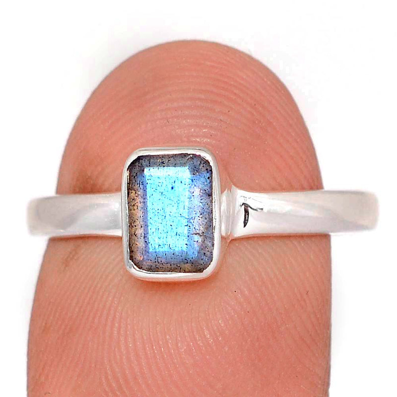 Labradorite Faceted Ring - LBFR1227