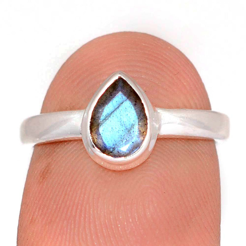 Labradorite Faceted Ring - LBFR1236
