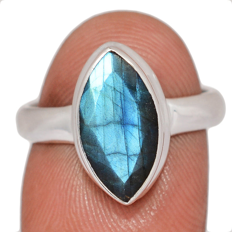 Labradorite Faceted Ring - LBFR1266