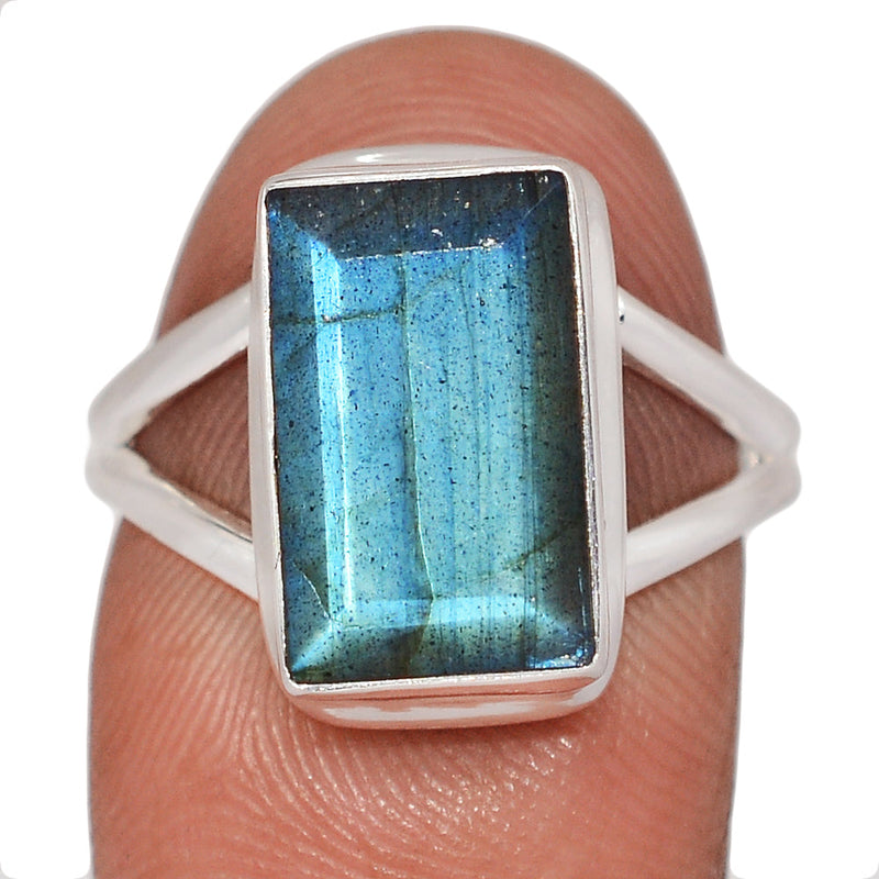 Labradorite Faceted Ring - LBFR1280