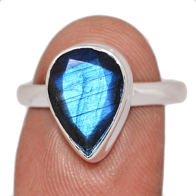 Labradorite Faceted Ring - LBFR1295