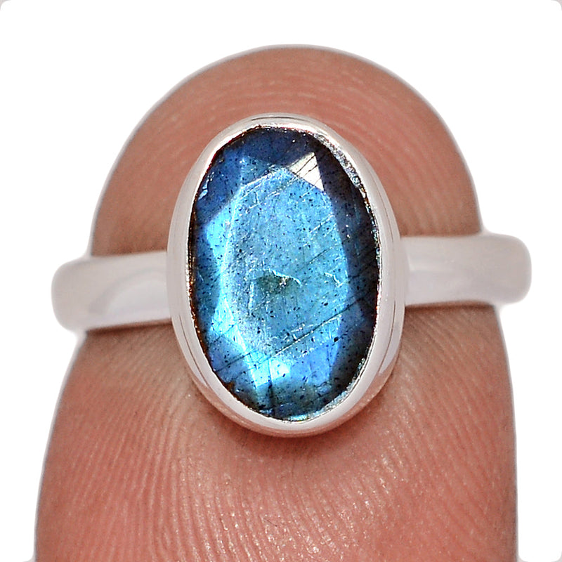 Labradorite Faceted Ring - LBFR1298