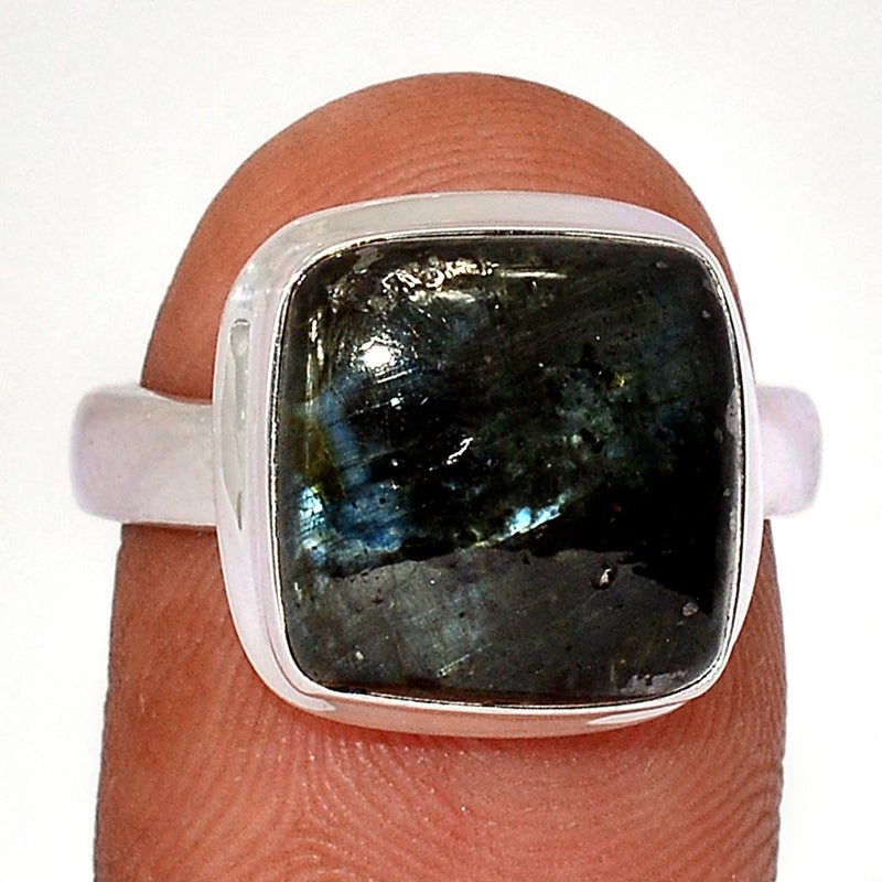 Larvikite Black Moonstone Ring - LBMR810