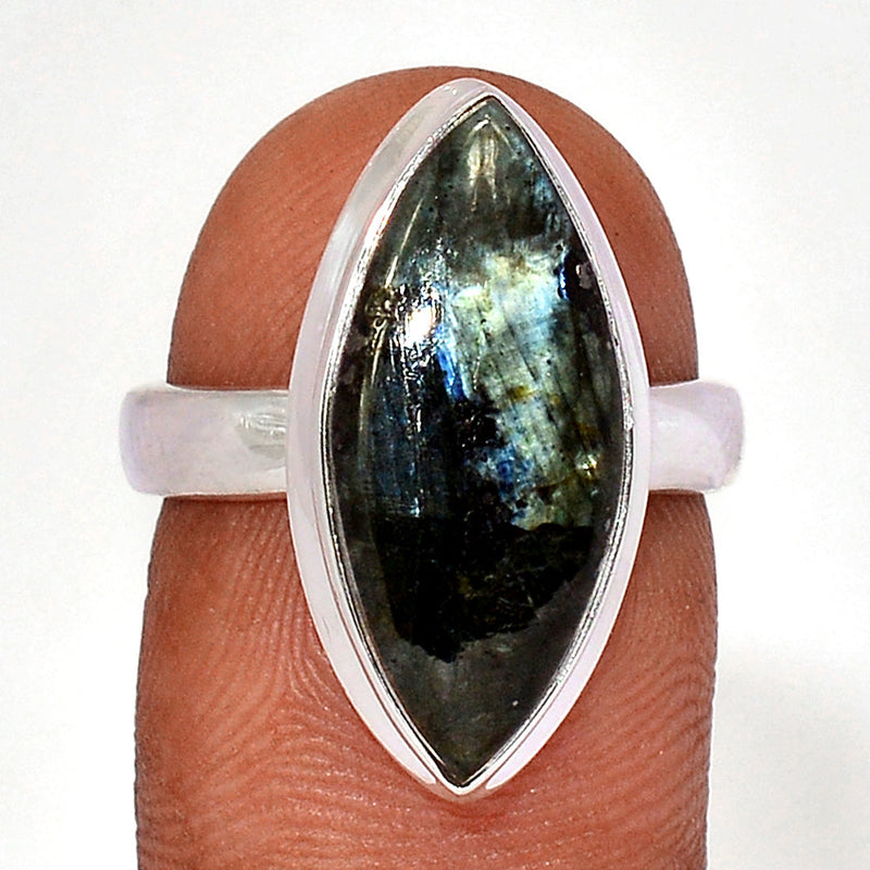 Larvikite Black Moonstone Ring - LBMR820