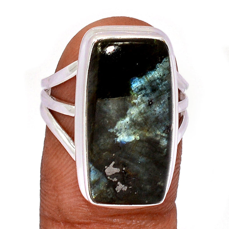Larvikite Black Moonstone Ring - LBMR824