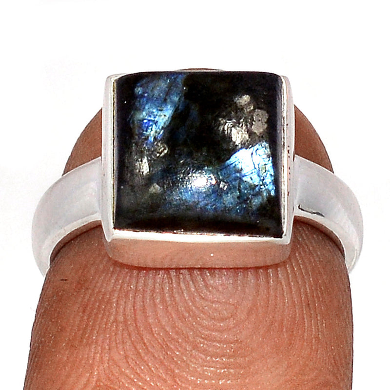 Larvikite Black Moonstone Ring - LBMR825