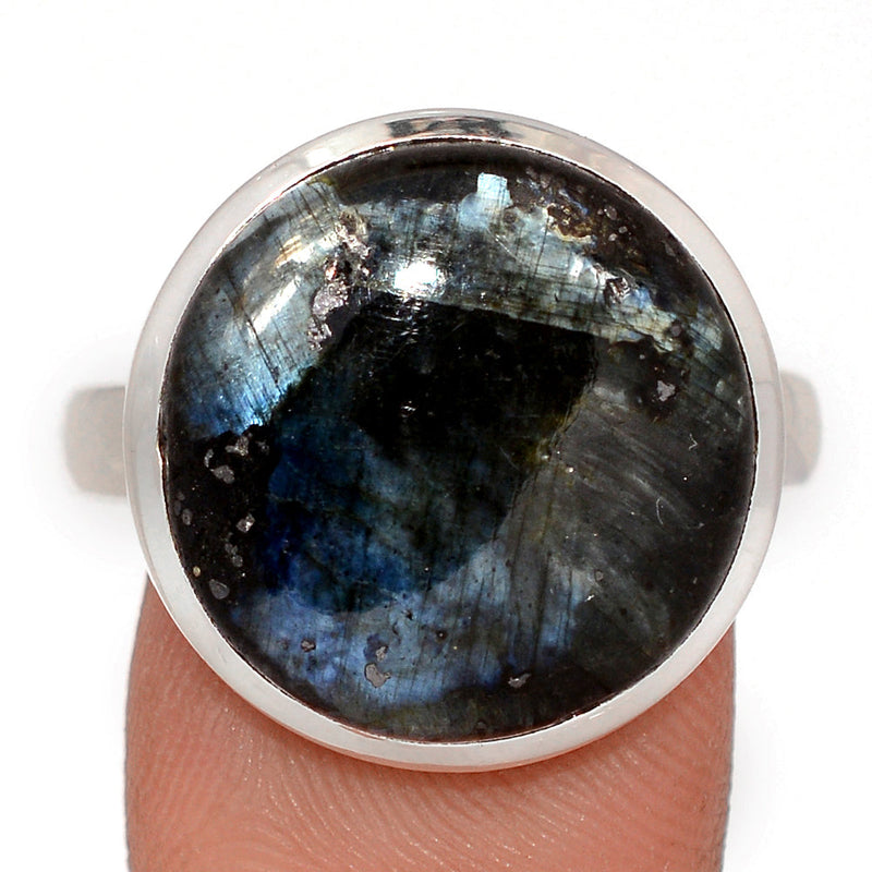 Larvikite Black Moonstone Ring - LBMR883