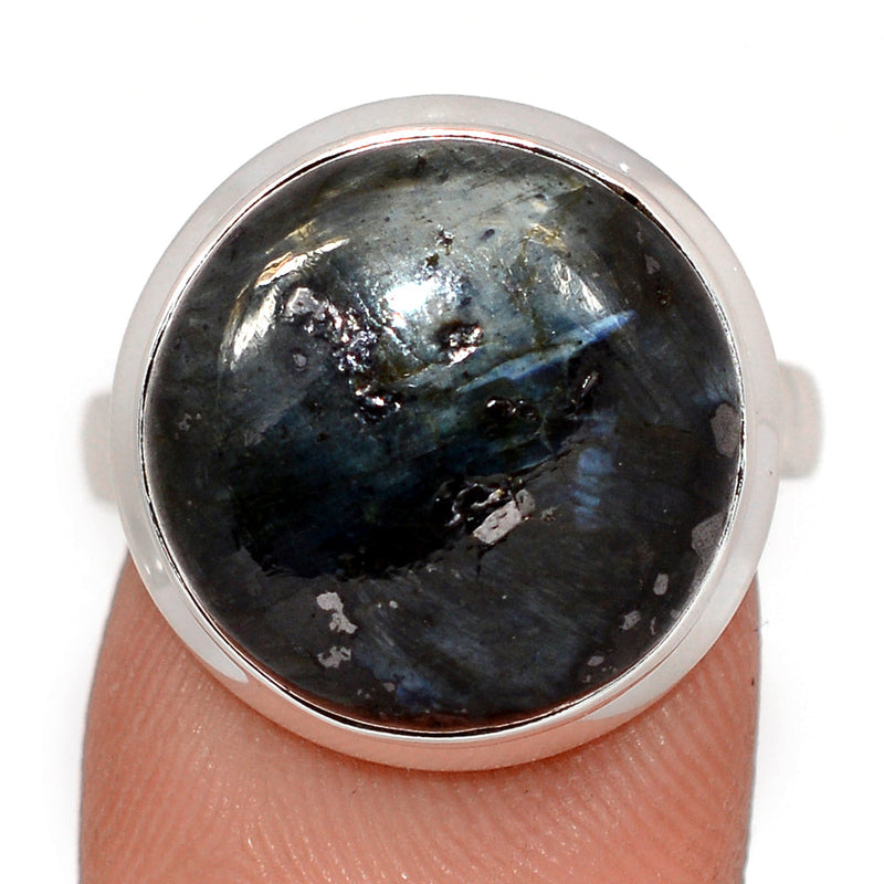 Larvikite Black Moonstone Ring - LBMR885