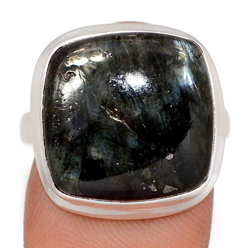 Larvikite Black Moonstone Ring - LBMR888