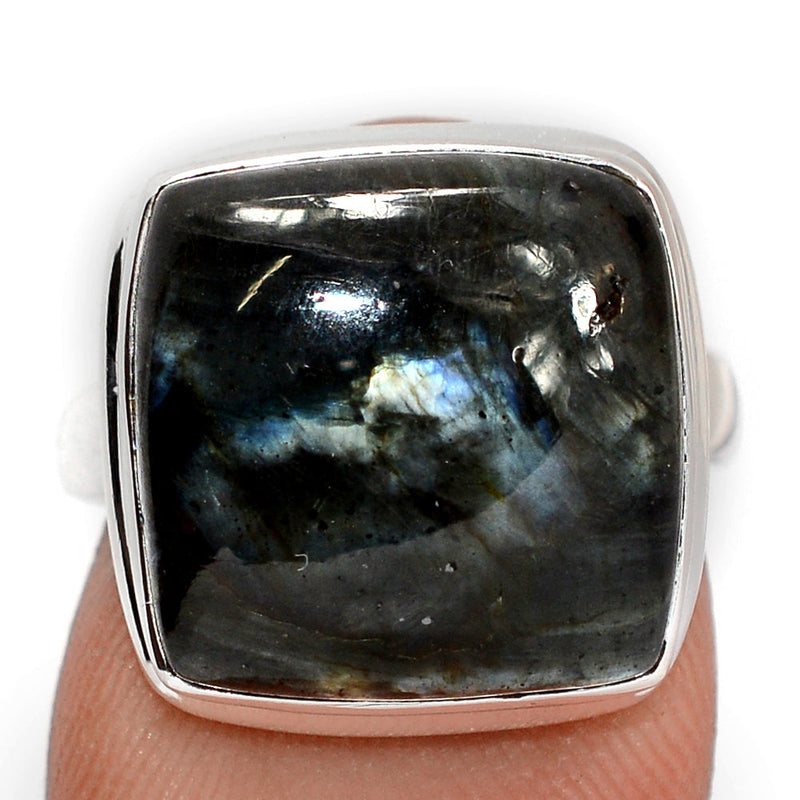 Larvikite Black Moonstone Ring - LBMR898