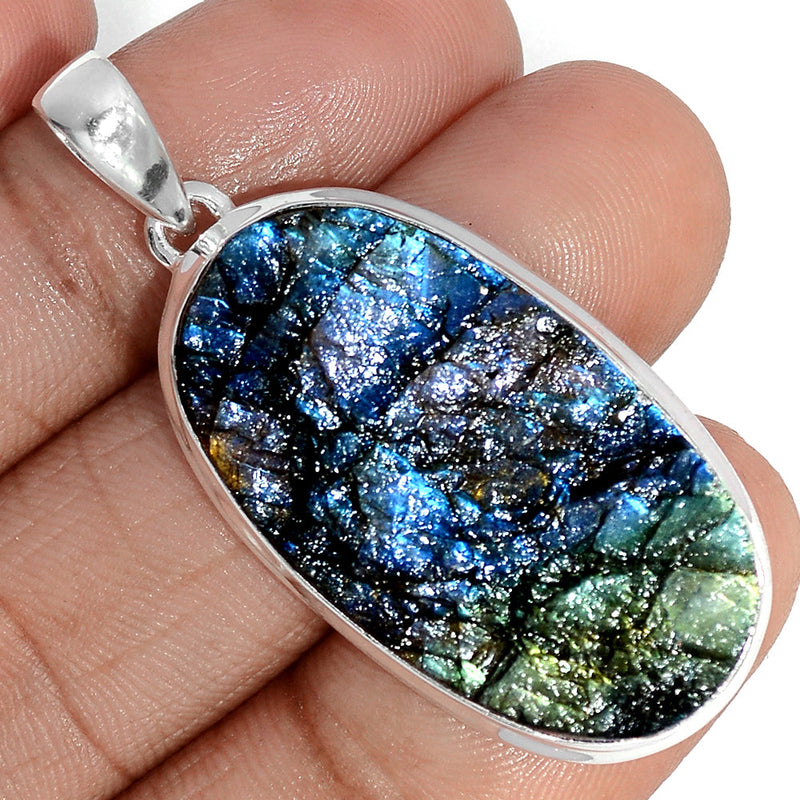 1.8" Labradorite Rough Pendants - LBRP1283