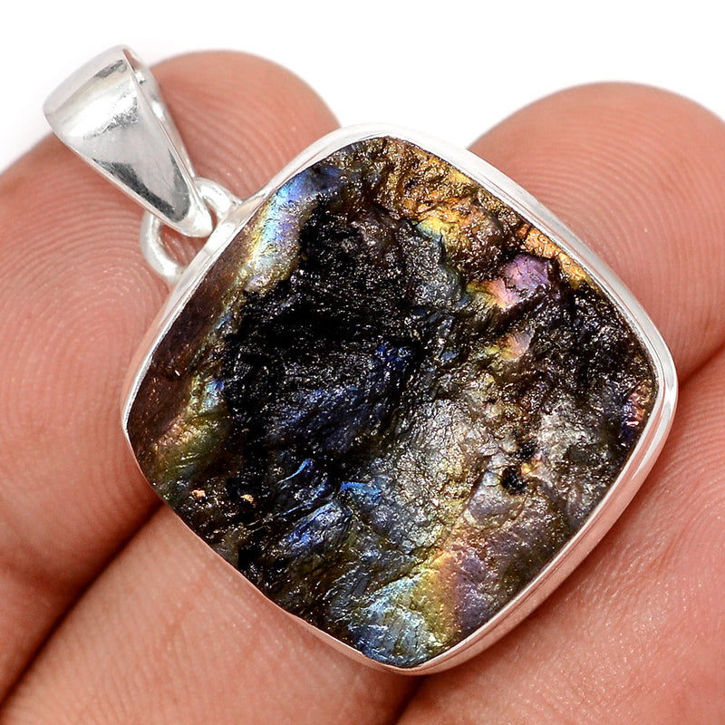 1.3" Labradorite Rough Pendants - LBRP1315