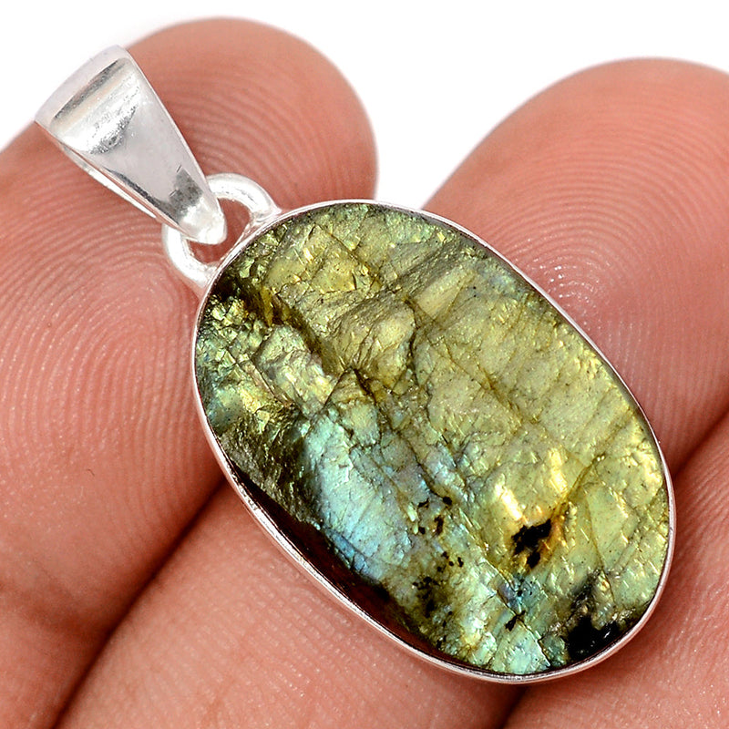 1.3" Labradorite Rough Pendants - LBRP1324
