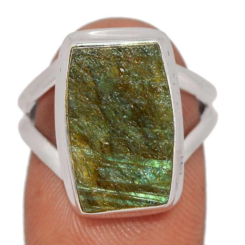 Labradorite Rough Ring - LBRR1139