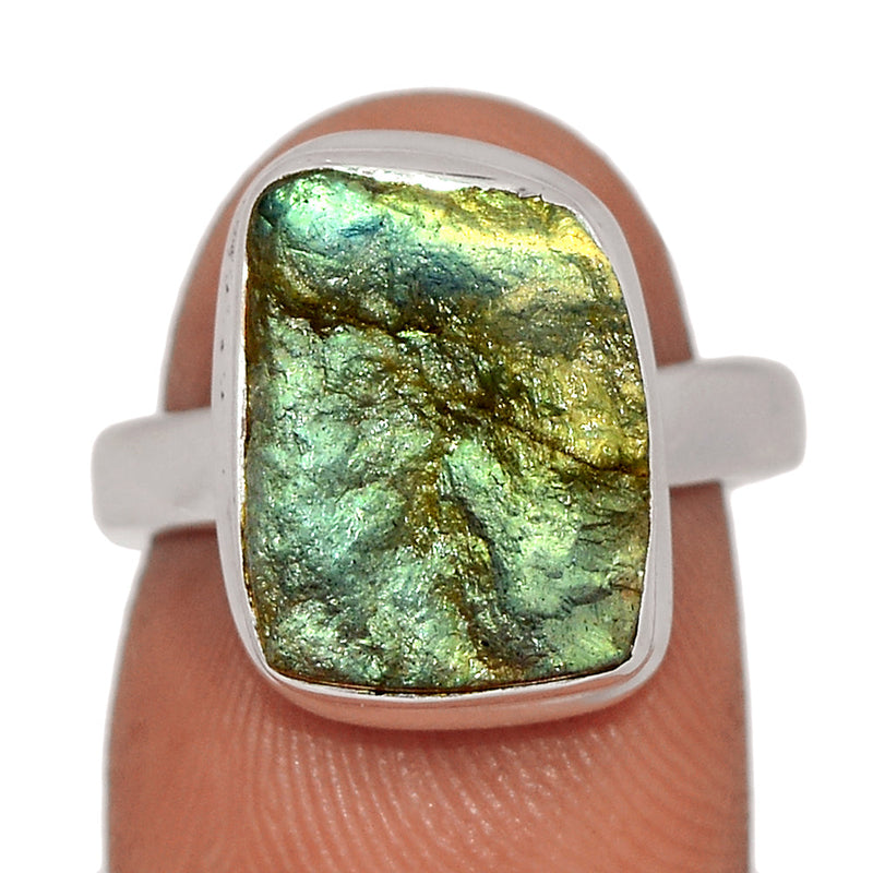 Labradorite Rough Ring - LBRR1143