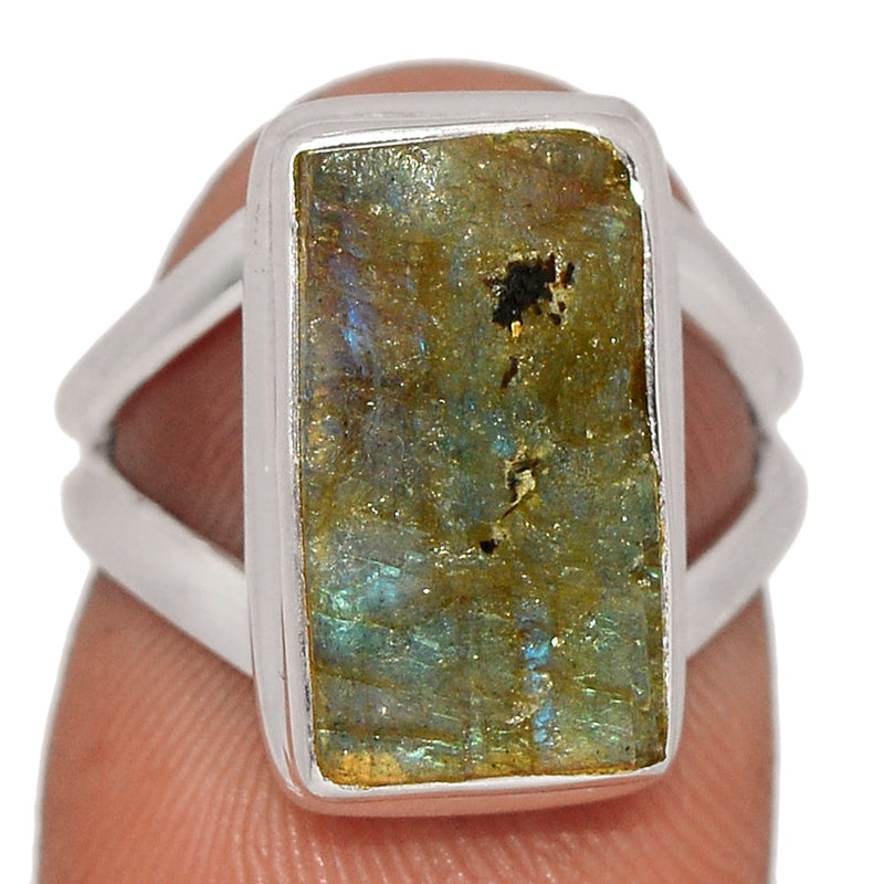 Labradorite Rough Ring - LBRR1146