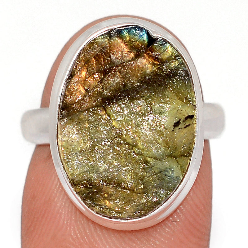 Labradorite Rough Ring - LBRR1210