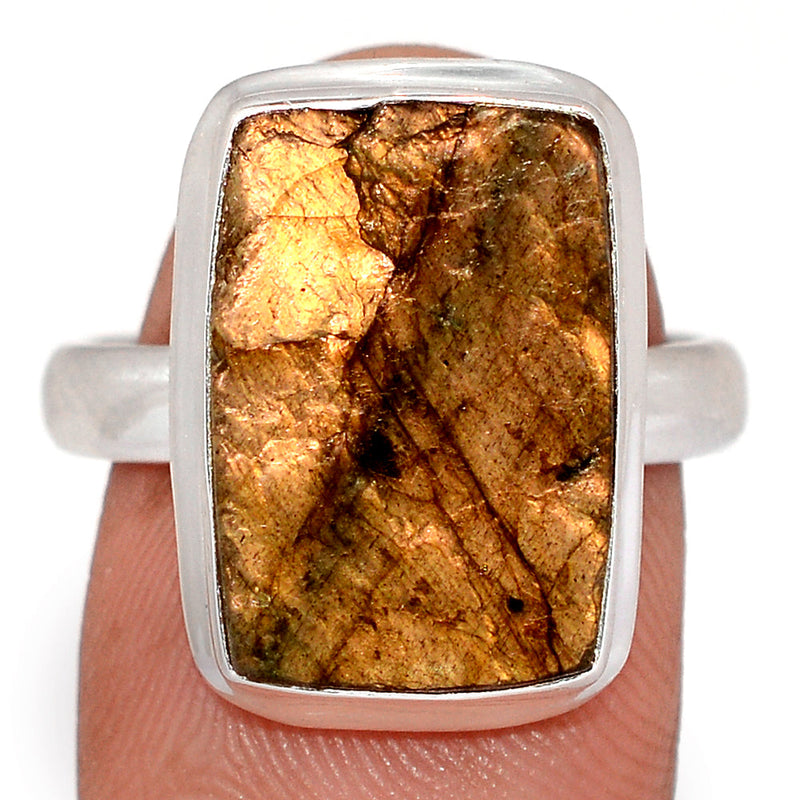 Labradorite Rough Ring - LBRR1211