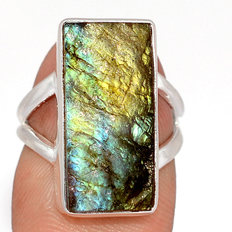 Labradorite Rough Ring - LBRR1213