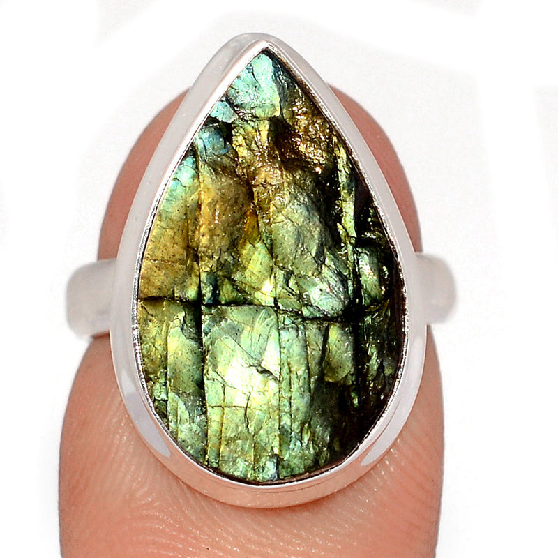 Labradorite Rough Ring - LBRR1215