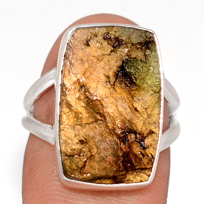 Labradorite Rough Ring - LBRR1217