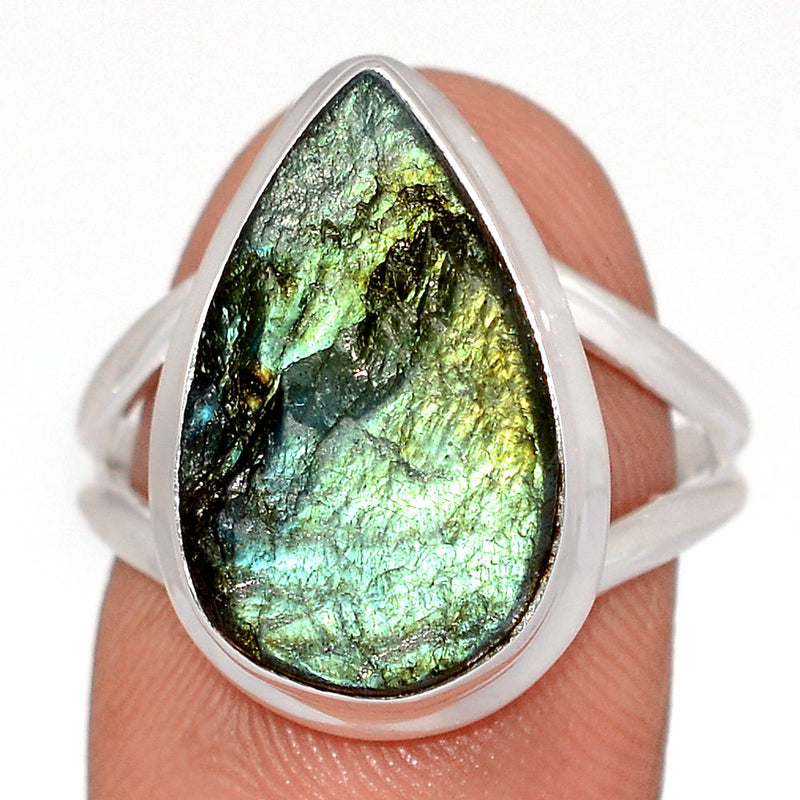 Labradorite Rough Ring - LBRR1218