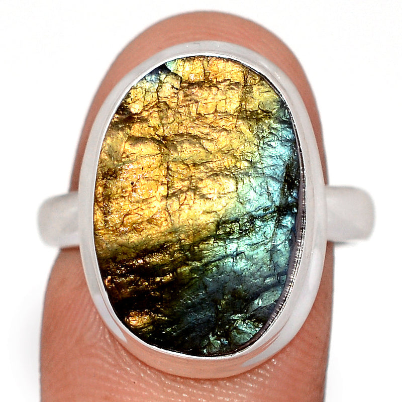 Labradorite Rough Ring - LBRR1225