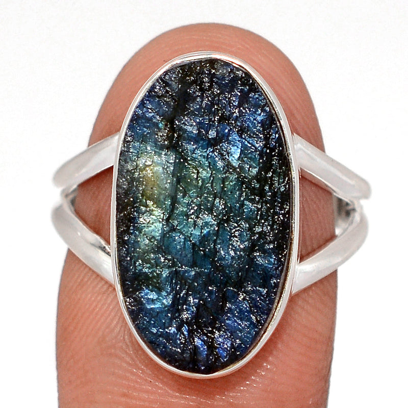 Labradorite Rough Ring - LBRR1226
