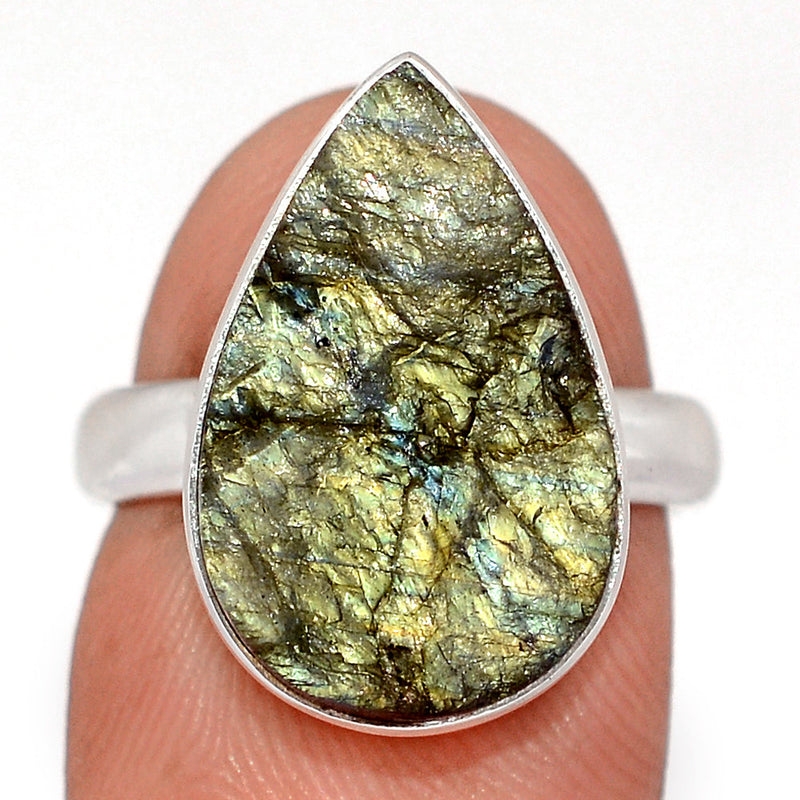 Labradorite Rough Ring - LBRR1230