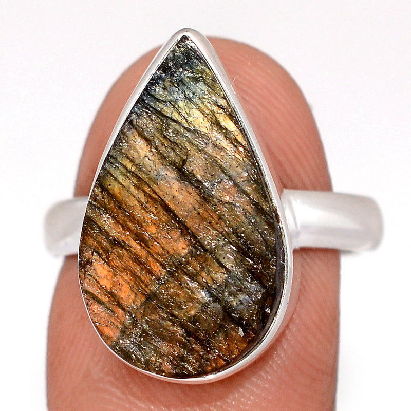Labradorite Rough Ring - LBRR1233