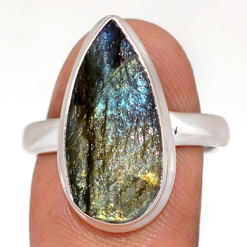 Labradorite Rough Ring - LBRR1236