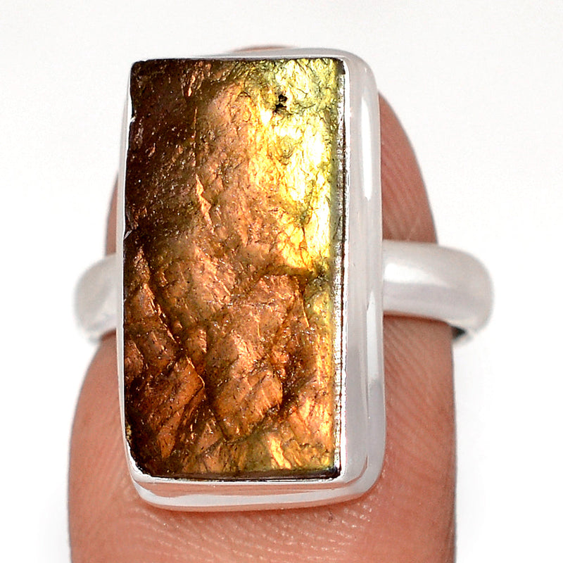 Labradorite Rough Ring - LBRR1238