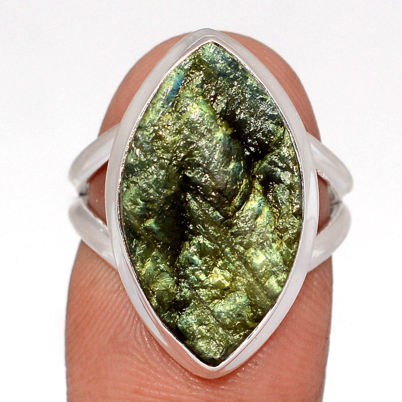 Labradorite Rough Ring - LBRR1243