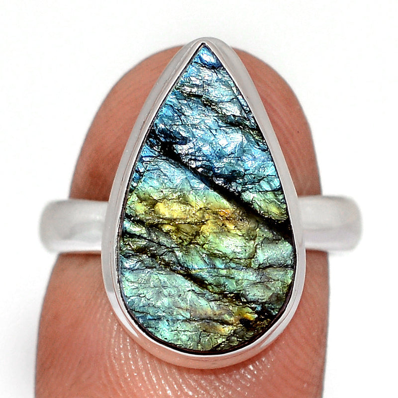 Labradorite Rough Ring - LBRR1245