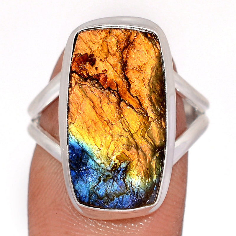 Labradorite Rough Ring - LBRR1247