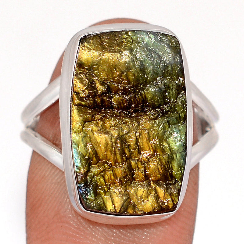Labradorite Rough Ring - LBRR1250