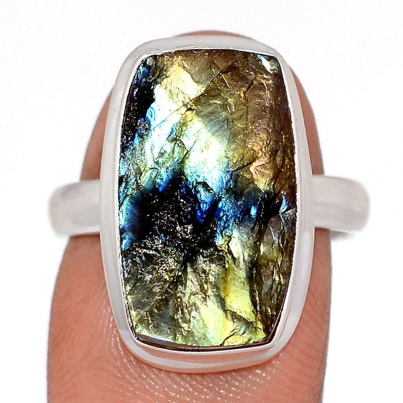 Labradorite Rough Ring - LBRR1253