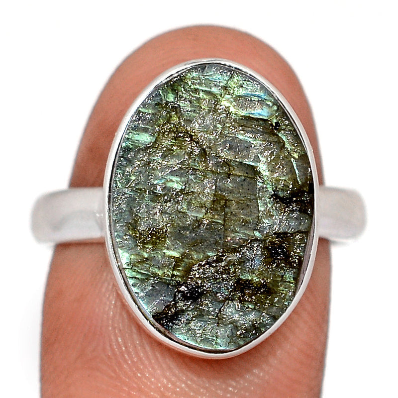 Labradorite Rough Ring - LBRR1254