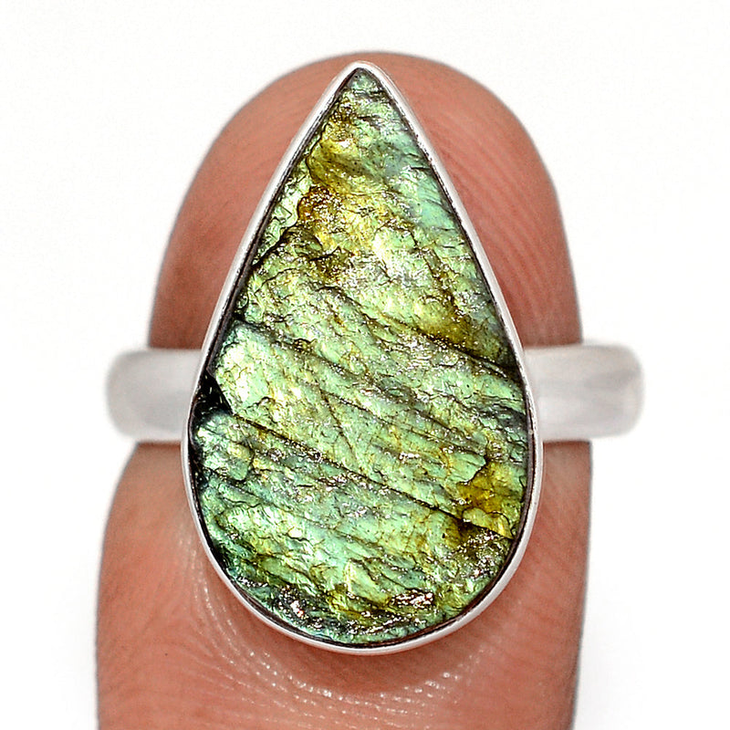 Labradorite Rough Ring - LBRR1256
