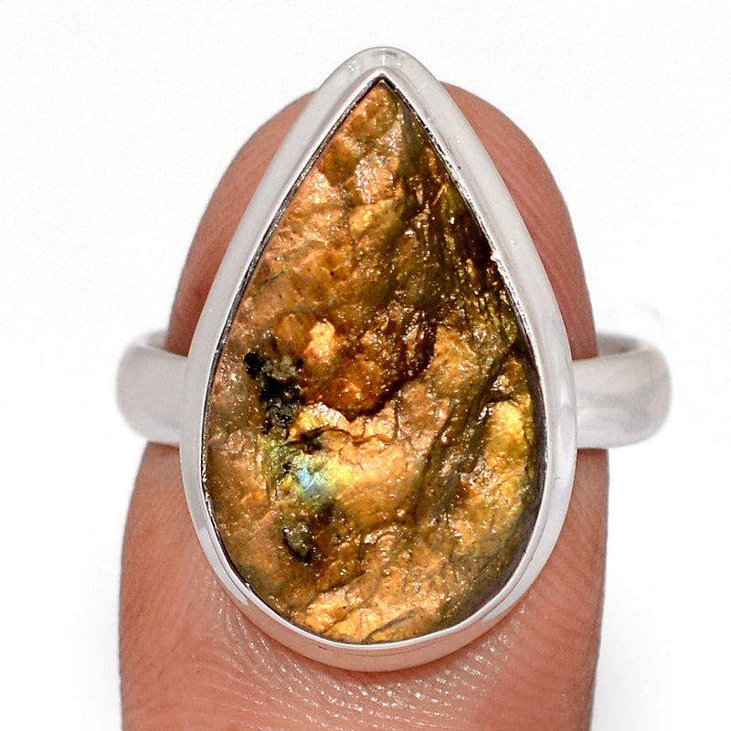 Labradorite Rough Ring - LBRR1258