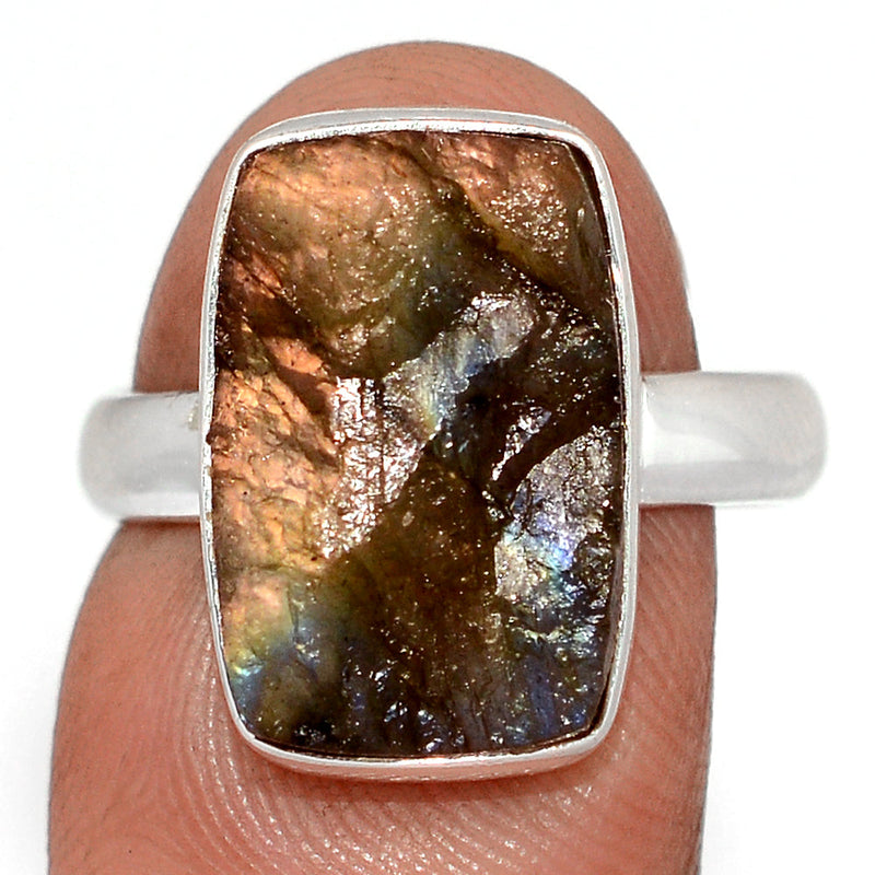 Labradorite Rough Ring - LBRR1265