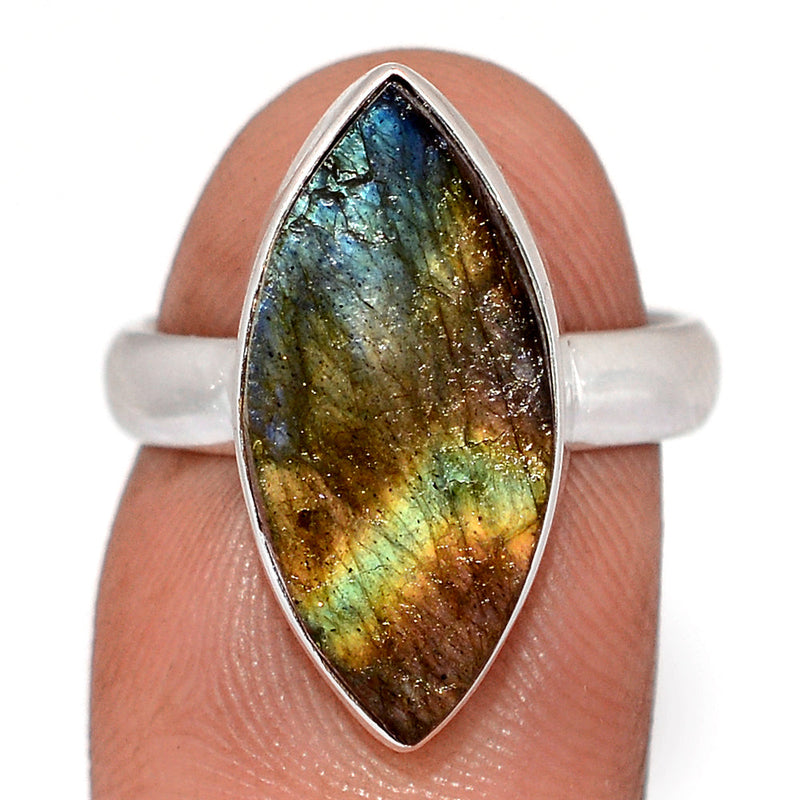 Labradorite Rough Ring - LBRR1266