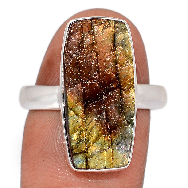 Labradorite Rough Ring - LBRR1267
