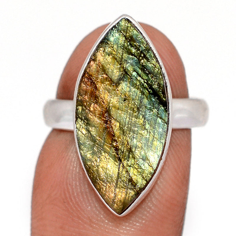 Labradorite Rough Ring - LBRR1268