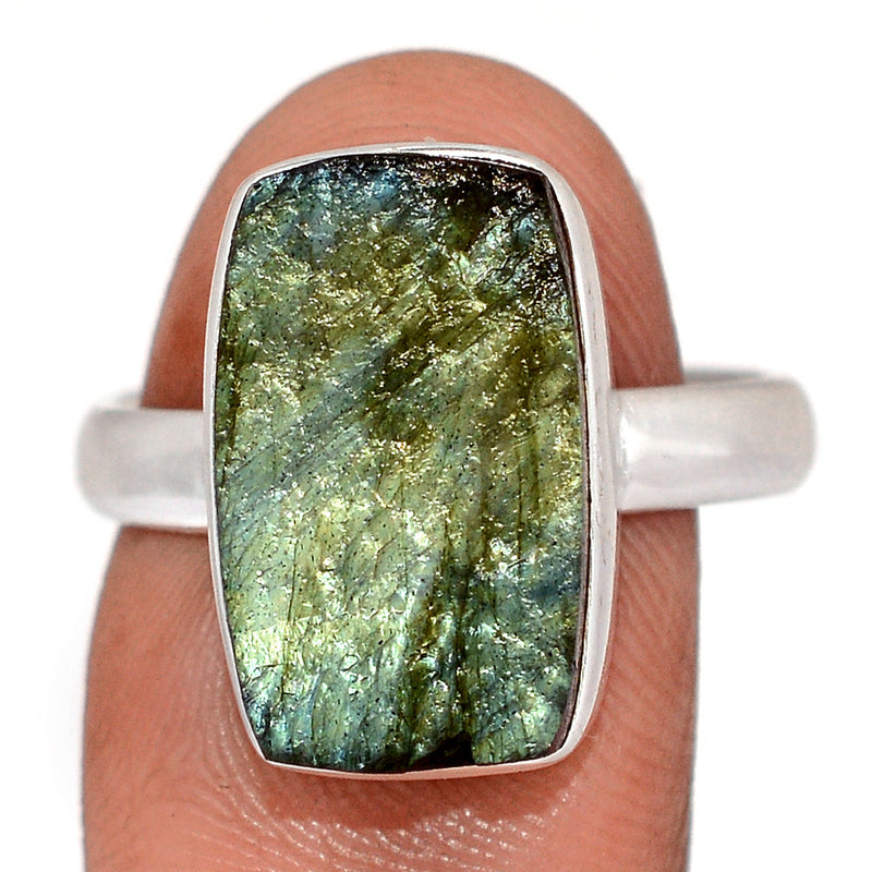 Labradorite Rough Ring - LBRR1269