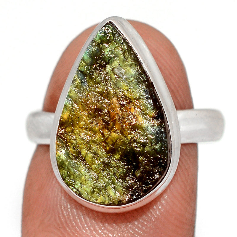 Labradorite Rough Ring - LBRR1270