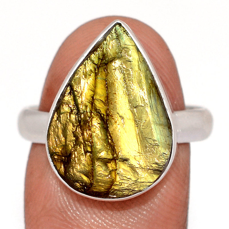 Labradorite Rough Ring - LBRR1274